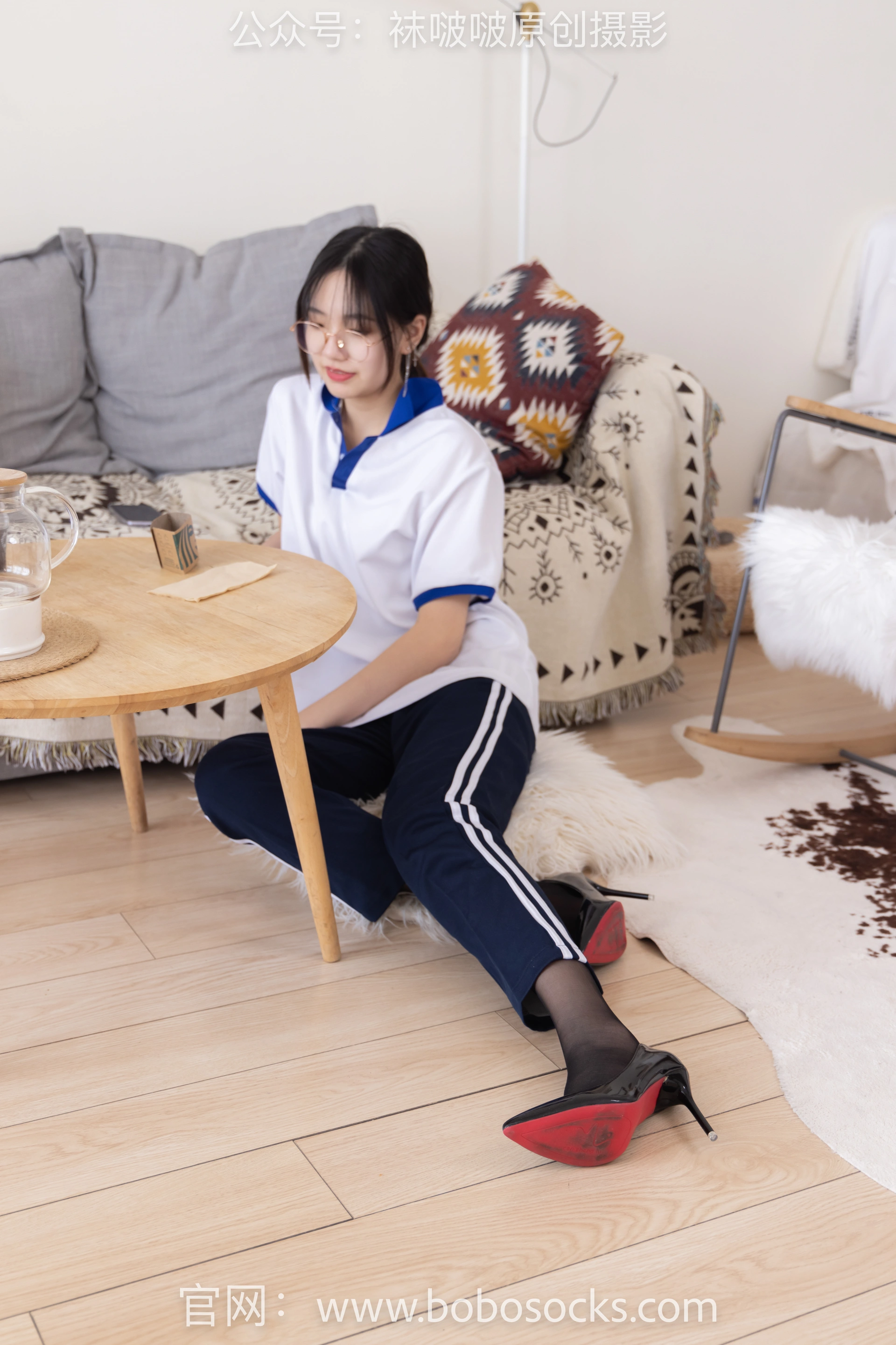 [BoBoSocks袜啵啵]NO.135 小甜豆-高跟鞋、黑丝（脚尖透明款）、裸足 3